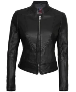 Black Leather Jacket For Women