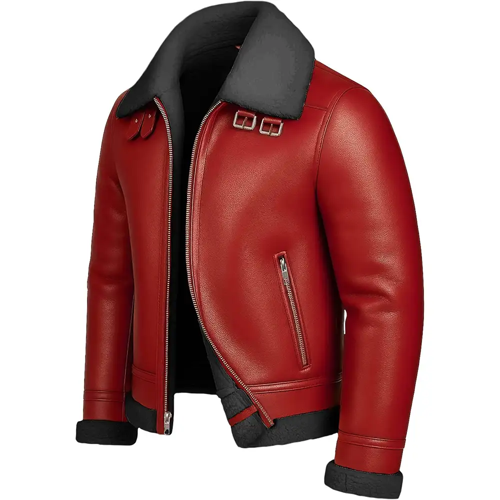 Buy-Santa-Red-Black-Faux-Shearling-Jacket.webp