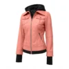 Buy-Womens-Pink-Bomber-Leather-Removable-Hooded-Jacket-For-Sale.webp