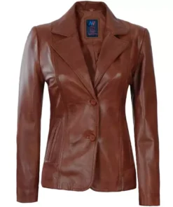 Dark Brown Blazer For Women