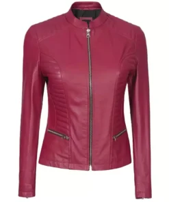 Hot Pink Biker Jacket