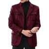 Kevin-Mens-Maroon-Blazer-Leather-Jacket.webp