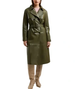 Light Green Trench Coat