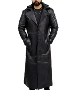 Long Black Coat With Hood