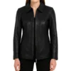 Marsha-Shirt-Collar-Zip-Up-Genuine-Leather-Black-Jacket.webp