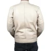 Mens-Beige-Lambskin-Leather-Cafe-Racer-Jacket-Back.webp