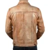 Mens-Beige-Lambskin-Leather-Trucker-Jacket-Back.webp