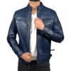 Mens-Blue-Retro-Style-Zipped-Real-Leather-Biker-Jacket.webp