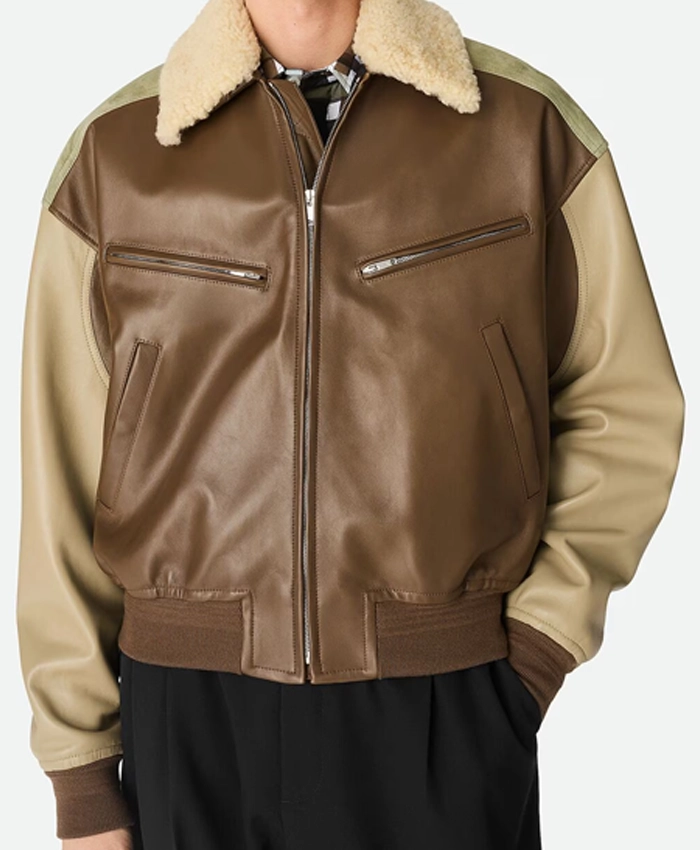 Men's Bomber Leather Jacket