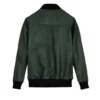 Mens-Bradley-Cooper-Green-Leather-Jacket-back.webp