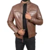Mens-Brown-Retro-Style-Zipped-Real-Leather-Biker-Jacket.webp