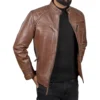 Mens-Brown-Retro-Style-Zipped-Real-Leather-Biker-Jacket-Back.webp