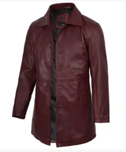 Mens-Burgundy-3-4-Length-Real-Leather-Coat.webp