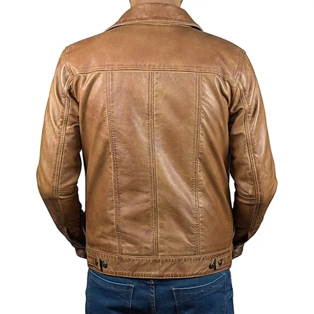 Mens-Camel-Lambskin-Leather-Trucker-Jacket-Back.webp