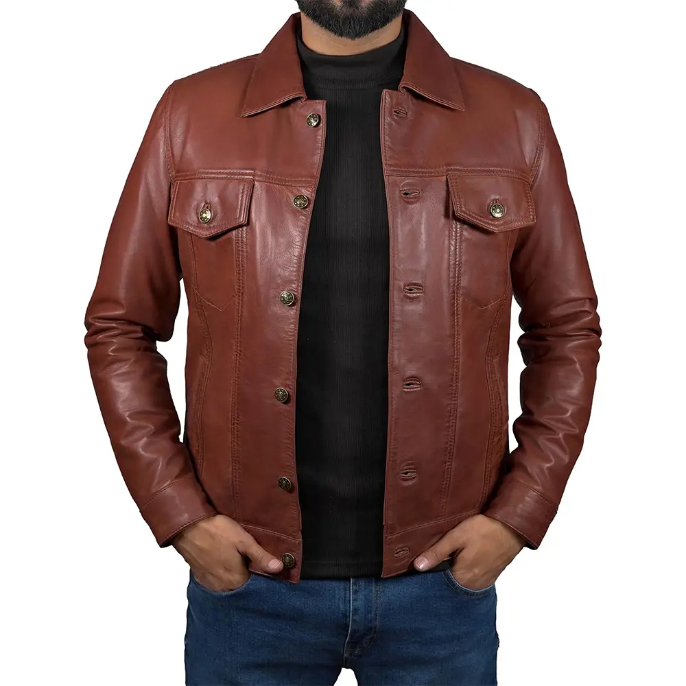 Mens-Cognac-Lambskin-Leather-Trucker-Jacket.webp