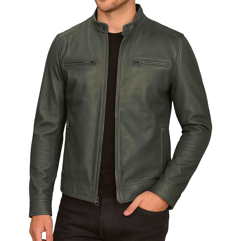 Mens-Dodge-Olive-Green-Genuine-Leather-Jacket-For-Sale.webp