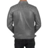 Mens-Grey-Retro-Style-Zipped-Real-Leather-Biker-Jacket-Back.webp