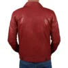 Mens-Red-Lambskin-Leather-Trucker-Jacket-Back.webp