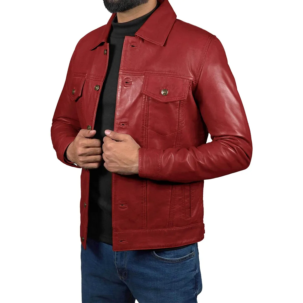 Mens-Red-Lambskin-Leather-Trucker-Jacket-For-Sale.webp