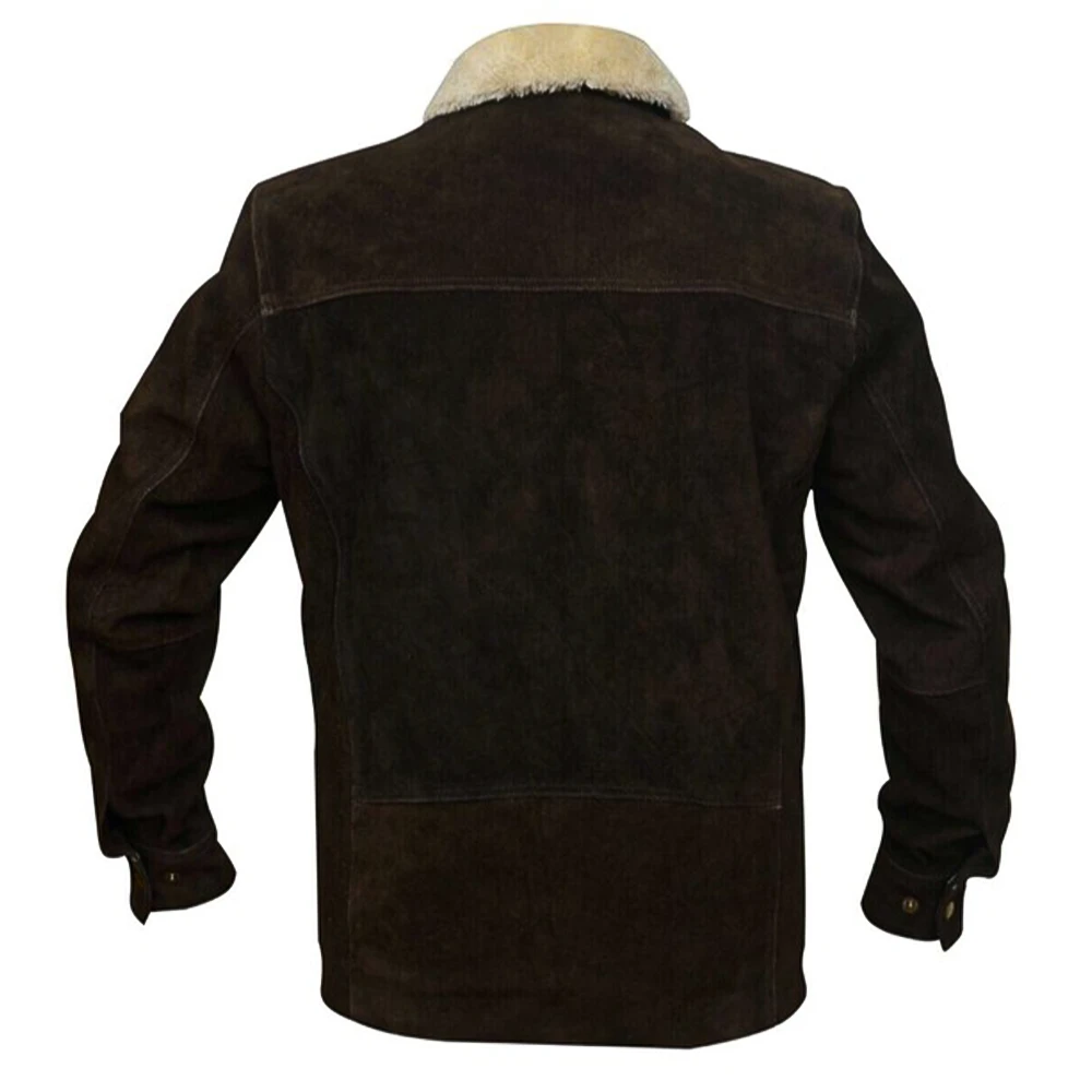 Rick Grimes Faux Leather Jacket - Image 5