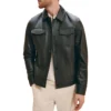 Mens-Shirt-Style-Collar-Green-Lambskin-Leather-Jacket.webp