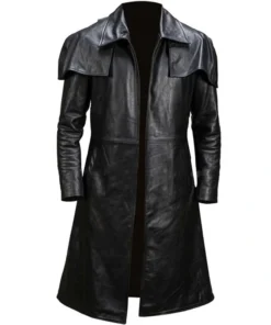 NCR Ranger Duster Black Leather Coat