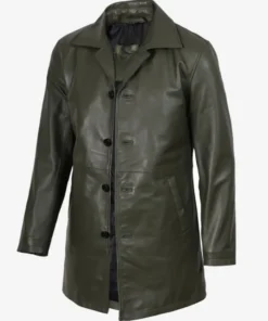 Olive-Green-Length-Leather-Car-Coat-For-Men-And-Women.webp