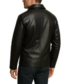Polo-Collar-Black-Real-Lambskin-Leather-Jacket-Back.webp