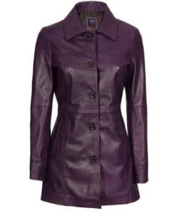 Purple Winter Coat Womens