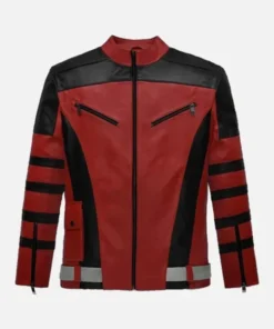 Red One Dwayne Johnson Genuine Leather Jacket