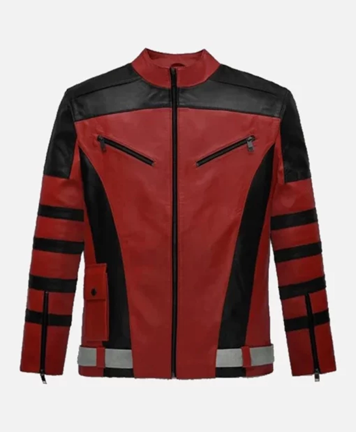 Red One Dwayne Johnson Genuine Leather Jacket