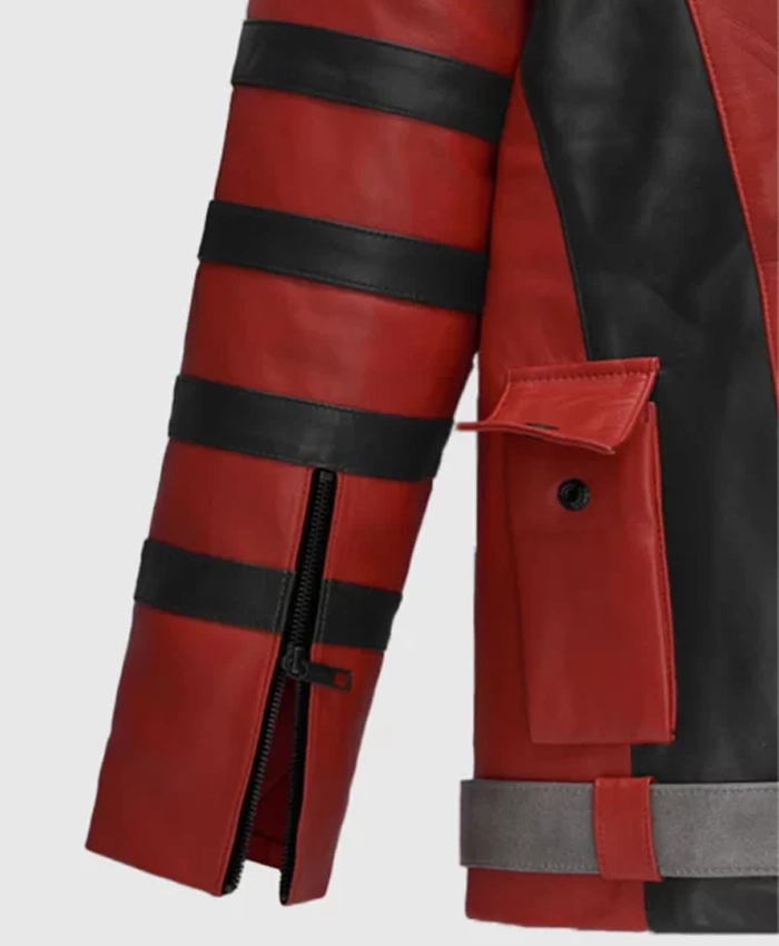 Red One Dwayne Johnson Genuine Leather Jacket - Image 3