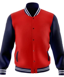Red and Blue Letterman Jacket