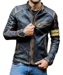 Retro Distressed Men's Jacket