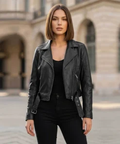 Women's Biker Leather jacket