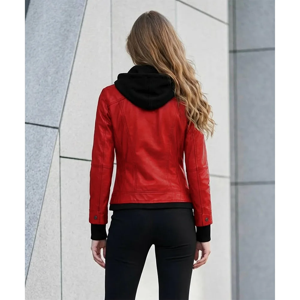 Womens-Bomber-Leather-Removable-Hooded-Red-Jacket.webp