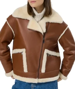 Womens-Brown-Cropped-Aviator-Style-Leather-Jacket-Front.webp