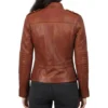 Womens-Dark-Brown-Real-Lambskin-Leather-Biker-Jacket-Back.webp