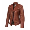 Womens-Dark-Brown-Real-Lambskin-Leather-Biker-Jacket-Front.webp