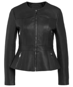 Women's Real Lambskin Biker Leather Jacket