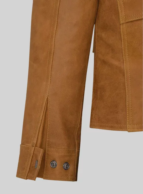 The Avengers Womens Scarlett Johansson Leather Jacket - Image 2