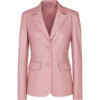 Womens-Two-Button-Real-Leather-Light-Pink-Blazer-Jacket-For-Sale.webp