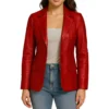Womens-Two-Button-Real-Leather-Red-Blazer-Jacket.webp