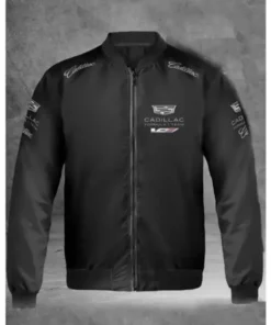 F1 Cadillac Black Racing Bomber Jacket